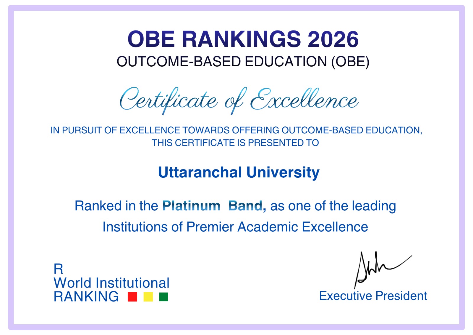 SDG 17 Global Certificate